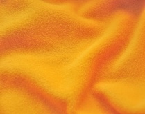 Ткань флис Жёлтый Spun Bio Wash южнокорейский от 220 г/м2