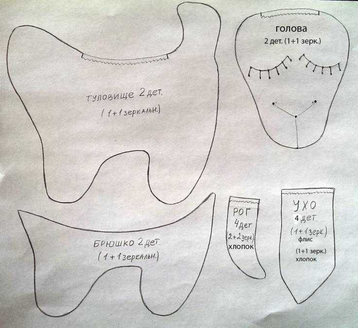 Выкройка игрушки